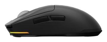 Mouse gaming wireless Gensesis Zircon 660, senzor optic Pixart PAW3311, interfata USB, rezolutie maxima 12000 DPI, numar butoane 6, iluminare RGB, switch mecanic Huano Purple 90M, negru - Img 9