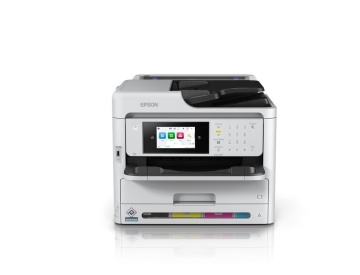 Multifunctional inkjet color Epson WorkForce Pro WF-C5890DWF, dimensiune A4 (Printare, copier, Fax ),duplex, viteza 34ppm alb-negru si color, rezolutie 4.800 x 1.200 dpi, alimentare hartie 250 coli + 50 ADF, Scanner: 24 ipm,rezolutie 1200 x 2400dpi, scan - Img 2