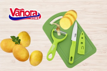 SET 3 PIESE BUCATARIE, TRIO, VANORA HOME - Img 2