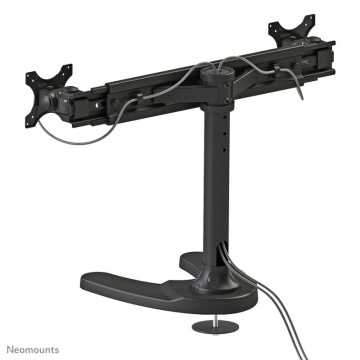 Suport dublu monitor de birou Neomounts FPMA-D700DD; pentru display-uri cu diagonale 19"-30", sistem de prindere VESA 75x75~100x100, greutate maxima suportata 8kg - per ecran, full motion, tilt +180°, swivel +180°, rotate +360°; inaltime reglabila manual - Img 11