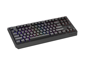 Tastatura gaming mecanica wireless Genesis Thor 230 TKL, iluminare RGB, swtich-uri Red, 87 taste, 11 butoane multimedia, negru - Img 3