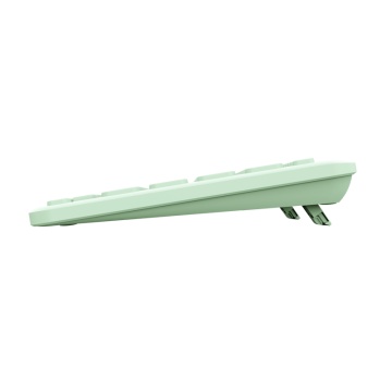 Tastatura Trust Lyra Wireless, conexiune USB-A, USB-C 1.1, raza de acoperire wireless 10m, 1x AAA baterie, compatibila cu laptop, pc, Bluetooth devices, tableta, alba - Img 3