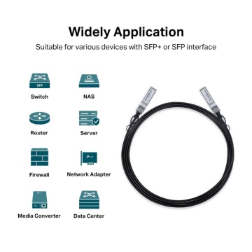 "3M Direct Attach SFP+ Cable for 10 Gigabit Connections SPEC: Up to 3 m Distance" - Img 6