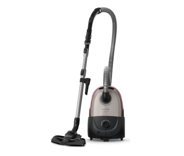 Aspirator cu sac Philips seria 5000 XD5122/10, 900W, Filtru HEPA, 77 db, cap de aspirare TriActive, cap nou de aspirare pentru tapiterie, accesoriu spatii inguste, perie integrata in maner, sac Sbag 4L, bej - Img 1