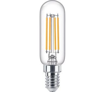 Bec LED Philips Classic T25L, E14, 4.5W (40W), 470 lm, luminacalda(2700K), cu filament - Img 1