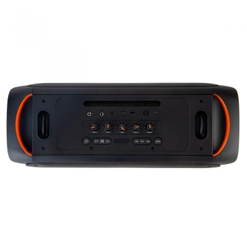 Boxa portabila Akai cu microfon fara fir si telecomanda, bluetooth 5.3 putere 80W, puterea de emisie a canalului BT 2 dbm, baterie 7,4 V, 6000 mAh, tip baterie Litiu-ion, radio FM 87.5-108MHz, frecventa microfonului 2402-2480 MHz, cu intrare AUX, slot - Img 3