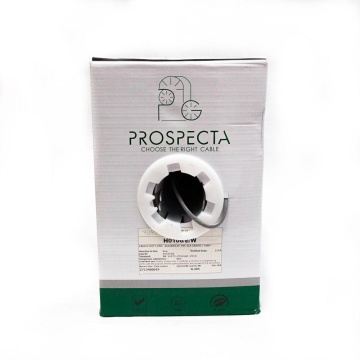 Cablu UTP CAT 5E 4x2xAWG24, cupru 100%, cod: H0106/E/W, pentru retelistica (pana la 100MHz), numar perechi: 4 twisted, diametrul conductorului: 0.51mm, material PVC, culoare gri, diametru exterior 4.7mm, Conductor Loop Resistance Ohm/km: 178, Mutual - Img 2
