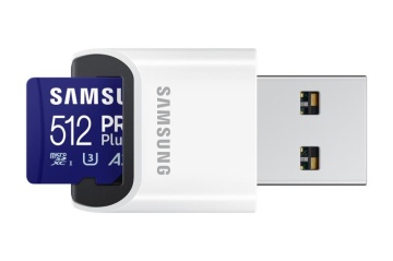 Card de Memorie MicroSDXC Samsung PRO Plus MB-MD512SB/WW 512GB, Class 10 + adaptor - Img 9