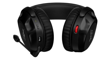 Casti cu microfon HP gaming, HyperX Cloud Stinger 2, Full size, 15-25000Hz, 60 ohm, Wireless, culoare neagra, Jack 3.5 mm - Img 3