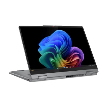 Laptop Lenovo IdeaPad 5 2-in-1 14Q8X9, 14" WUXGA (1920x1200) OLED 400nits Glossy, 100% DCI-P3, 60Hz, TÜV Low Blue Light, Glass, Touch, Snapdragon® X Plus X1P-42-100, 8C, Max Turbo up to 3.4GHz (single-core) / 3.2GHz (8-core), 30MB, video Integrated - Img 3