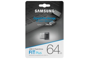 Memorie USB Flash Drive Samsung 64GB Fit Plus Micro, USB 3.1 Gen1, negru - Img 9