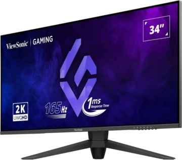 Monitor ViewSonic 34" VX3480-2K-PRO, Diagonal (inch): 34, Diagonal (cm): 86, Aspect ratio: 21:9, Panel: VA, Resolution: 3440x1440, Refresh Rate: 165Hz, Response time MPRT: 1ms, Brightness (max): 300 cd/m², Contrast (static) : 4000:1, Contrast (dynamic): - Img 10
