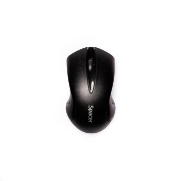 Mouse spacer SPMO-W12, wireless, 1000DPI, 3 butoane, functie auto sleep, negru - Img 2