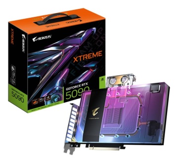 Placa Video GIGABYTE AORUS GEFORCE RTX 5090 XTREME WATERFORCE WB 32GB GDDR7 512bit, PCIE 5.0, 3x DP 1x HDMI - Img 2