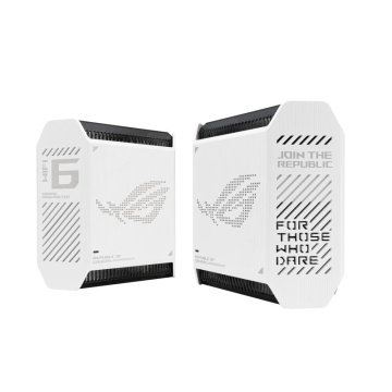 Router Wireless Asus GT6(W-2-PK)White, tri-band, WI-FI 6, Standard retea: WiFi 6 (802.11ax), IPv4, IPv6, Backwards compatible with 802.11a/b/g/n/ac Wi-Fi, segment AX10000, , 2.4GHz 574Mbps, 5G-1Hz 4804Mbps, 5G-2 4804Mbps, 9 antene interne, Procesor - Img 12