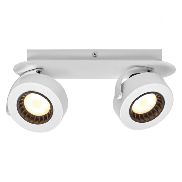 Spot LED dublu ajustabil Ledvance DECOR VENUS, 10.5W, 1000 lm, lumina calda (3000K), IP20, 300mm, Alb, clasa energetica F - Img 2