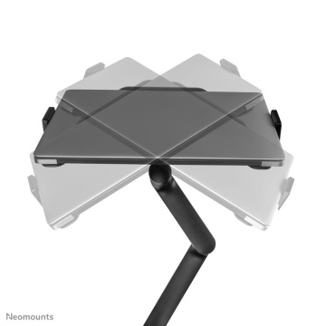Suport dublu laptop de birou Neomounts DS20-425BL2; pentru display-uri cu diagonale 17"-27", sistem de prindere VESA 75x75~100x100, greutate maxima suportata 8kg, tilt +90°, -30°, swivel 90°, rotate 360°, distanta fata de perete 162-494mm; inaltime - Img 12