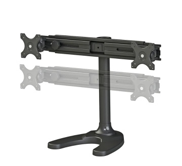 Suport dublu monitor de birou Neomounts FPMA-D700DD; pentru display-uri cu diagonale 19"-30", sistem de prindere VESA 75x75~100x100, greutate maxima suportata 8kg - per ecran, full motion, tilt +180°, swivel +180°, rotate +360°; inaltime reglabila manual - Img 2