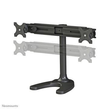 Suport dublu monitor de birou Neomounts FPMA-D700DD; pentru display-uri cu diagonale 19"-30", sistem de prindere VESA 75x75~100x100, greutate maxima suportata 8kg - per ecran, full motion, tilt +180°, swivel +180°, rotate +360°; inaltime reglabila manual - Img 12