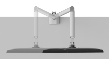 Brat monitor Neomounts DS70-250SL1; pentru display-uri cu diagonale 17"-35", sistem de prindere VESA 75x75~100x100, greutate maxima suportata 9kg, full motion, tilt +45°, swivel 90°, rotate 180°; gas spring; culoare argintiu. Garantie 5 ani - Img 7