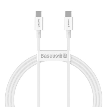 Cablu Baseus Superior CATYS-B02 1m, alb - Img 1