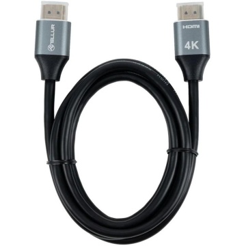 Cablu Tellur High Speed HDMI 2.0 4k, viteza 18Gbps, plug-plug, tata- tata, lungime cablu 1.5m, negru - Img 2