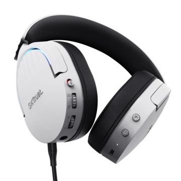 Casti gaming Trust GXT 491W Fayzo wireless, conectivitate bluetooth, incarcare USB-c, frecventa de raspuns 20 Hz - 20.000 Hz, sensivitate 100 dB, alb - Img 9