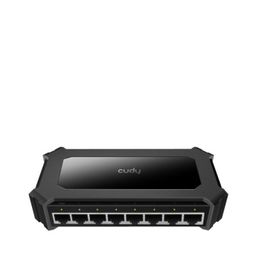 CUDY 8-Port Gigabit Desktop Switch, 8 10/100/1000M RJ45 Ports, IGMP Snooping, Loop Detection/Prevention, 802.1p/DSCP QoS, Desktop Plastic Case, Power Saving, Plug & Play, Wall-Mount - Img 1