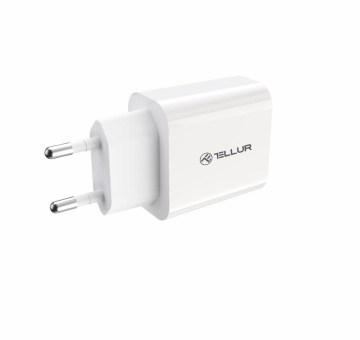 Incarcator priza Tellur USB-A QC3.0, 18W, alb - Img 3