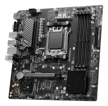 Placa de Baza MSI PRO B650M-P AM5, 4x DDR5, 1x HDMI 1x DP 1x VGA, 1x PCIE x16 2x PCIE x1, 2x M.2, 4x SATA 6GB/s, mATX - Img 4