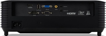 Proiector Acer X1228H, XGA 1024*768, up to WUXGA 1920*1200, 4500 lumeni, DLP 3D ready, 4:3/ 16:9, 20.000:1, dimensiune maxima imagine 300", distanta maxima de proiectie 11.8 m, boxa 3W, lampa 6.000 ore/ 15.000 ore Ecomode, 24-32 dB, 2.8 kg, D-sub, HDMI, - Img 2