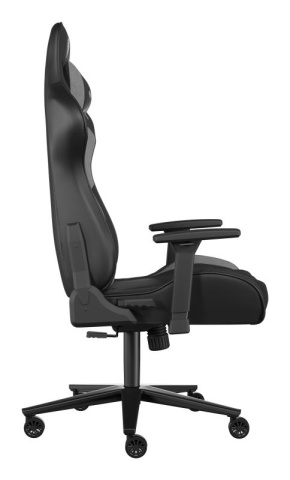 Scaun gaming Genesis Nitro 720, material Synthetic PU + Textil, reglabil pe inaltime, greutate maxima suportata 150 kg, inaltime scaun reglabil 46.5 - 53.5 cm, spatar ajustabil 135°, dimensiuni roti 60mm, echipat cu piston cu gaz clasa 4, manere 3D, - Img 5