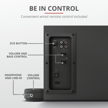 Sistem audio Trust Yuri 2.1, 60W, negru - Img 10