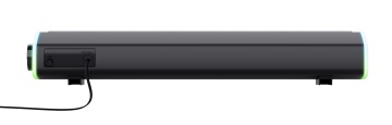Soundbar Trust GXT 620 Axon, puetere (RMS) 6W, frecventa 20 Hz - 20.000 Hz, audio input 3.5mm (1.4m), iluminare RGB, alimentare prin USB, negru - Img 6