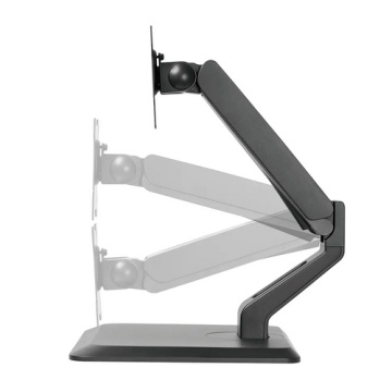 Suport monitor de birou Neomounts FPMA-D885BLACK; pentru display-uri cu diagonale 15"-32", sistem de prindere VESA 75x75~100x100, greutate maxima suportata 10kg, full motion, tilt +180°, swivel +80°, rotate +360°; gas spring; culoare negru. Garantie 5 ani - Img 2
