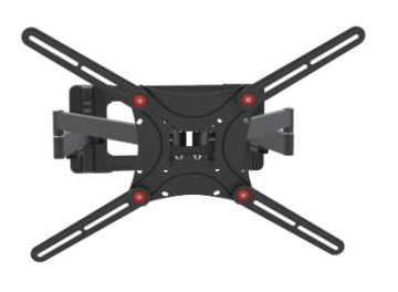 Suport TV de perete, Barkan BM464L, Full Motion cu 2 brate, 13"- 90", VESA 600 x 400 mm, suporta pana la 60kg, negru - Img 3