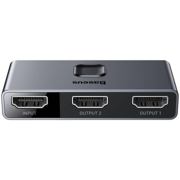 Switch video Baseus Matrix, HDMI bidirectional – 2x HDMI 4K / 30 Hz, gri - Img 3