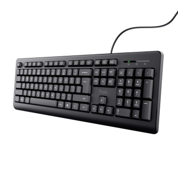 Tastatura cu fir Trust, negru - Img 2