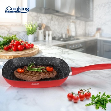 TIGAIE GRILL ALUMINIU FORJAT 28x4CM, RED STONE, COOKING BY HEINNER - Img 4