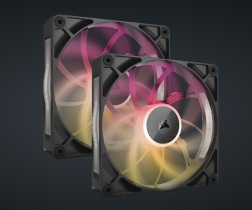 Ventilatoare Carcasa CORSAIR iCUE LINK RX140 MAX 2x140mm NEGRU - Img 1