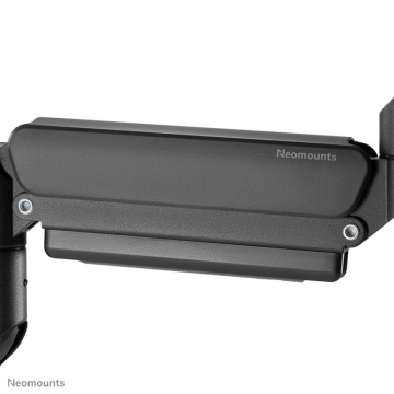 Brat dublu pentru monitor Neomounts, tip full motion, pentru display-uri cu diagonale 17"-32", sistem de prindere VESA 75x75~100x100mm, greutate maxima suportata 8kg per ecran, tilt +10°, -10°, swivel +90°, -90°, rotate +180°, -180°, reglabil pe - Img 12