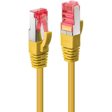 Cablu retea Lindy LY-47762, 1m Cat.6 S/FTP Network, Yellow - Img 1