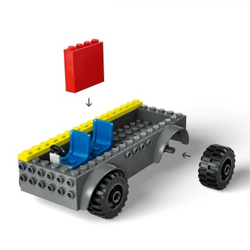 CAMION DE POMPIERI CU SCARA, LEGO 60463 - Img 8