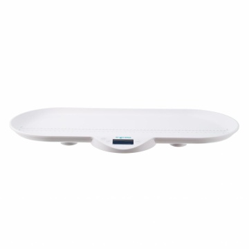 Cantar corporal 2 in 1 pentru bebelusi si copii U-Grow, functie bluetooth, capacitate 30 kg, display LCD, alb - Img 3