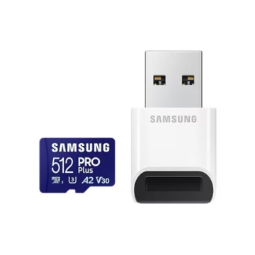 Card de Memorie MicroSDXC Samsung PRO Plus MB-MD512SB/WW 512GB, Class 10 + adaptor - Img 1