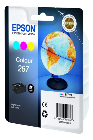 Cartus cerneala Epson 267 color, singlepack,pentru WorkForce WF-100W. - Img 4