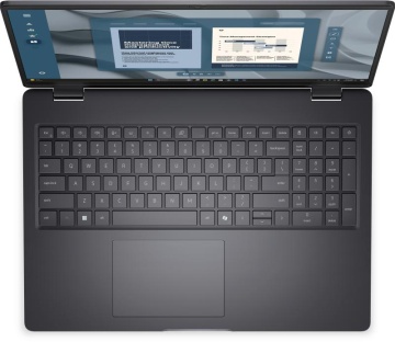 Laptop DELL PRO 16, 16", Non-Touch, FHD+ 1920 x 1200, 60Hz, IPS, Anti- Glare, 300 nit, 45% NTSC, FHD+IR Cam, Fingerprint Reader, Magnetite color, textured finish, AMD Ryzen(TM) 5 PRO 230 Processor (22 MB cache, 6 cores, 12 threads, up to 4.9 GHz, 16 TOPS - Img 5