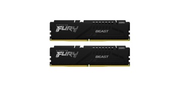 Memorie RAM Kingston, DIMM, DDR5, 16GB, 6000MHz, CL36, 1.35V, FURY Beast, Kit of 2 - Img 2