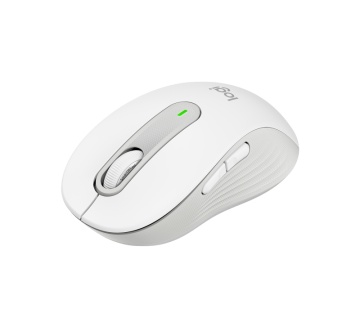 Mouse wireless Logitech Signature M650, rezolutie 2000 DPI, dimensiuni 10.71 x 6.18 x 3.78 cm, alb - Img 1