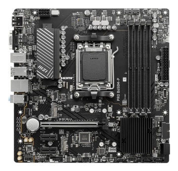 Placa de Baza MSI PRO B650M-P AM5, 4x DDR5, 1x HDMI 1x DP 1x VGA, 1x PCIE x16 2x PCIE x1, 2x M.2, 4x SATA 6GB/s, mATX - Img 5